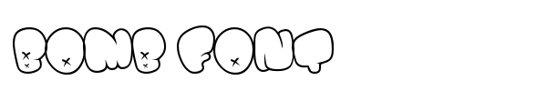 Bomb Font font preview